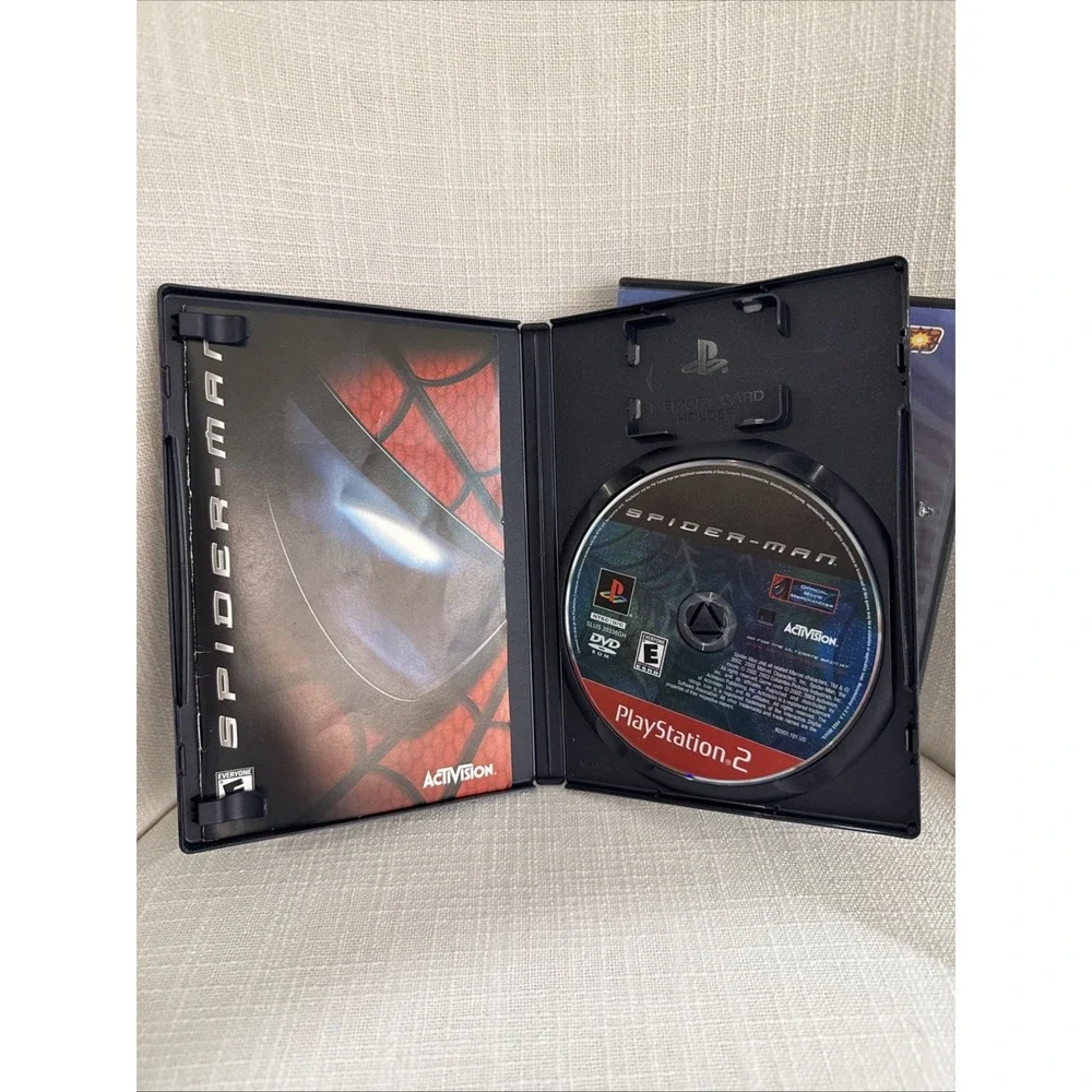 Spider-Man & Spider-Man 2 PS2 (Sony PlayStation 2) CIB Complete‎ Great Condition